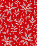 White Folklore Botanical Print Rug