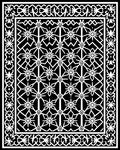 Abstract Geometric Starburst Pattern Rug