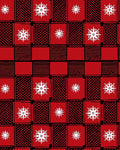 Red Geometric Starburst Pattern Rug