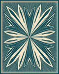 Abstract Starburst Geometric Design Rug