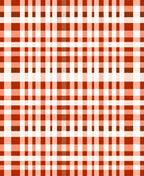Warm Red Plaid Pattern Design Rug