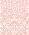 Pale Pink Organic Geometric Pattern Rug