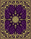 Regal Floral Swirls Pattern Rug