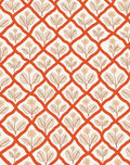 Retro Floral Lattice Pattern Rug
