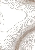 Contour Line Map Abstract Rug
