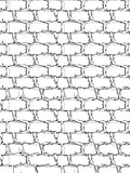Hand Drawn Brick Texture Pattern Rug
