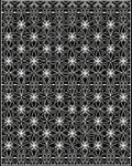 Intricate Floral Line Art Pattern Rug