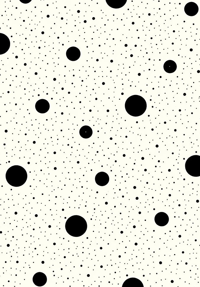 Scattered Circles Modern Pattern Rug