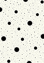 Scattered Circles Modern Pattern Rug