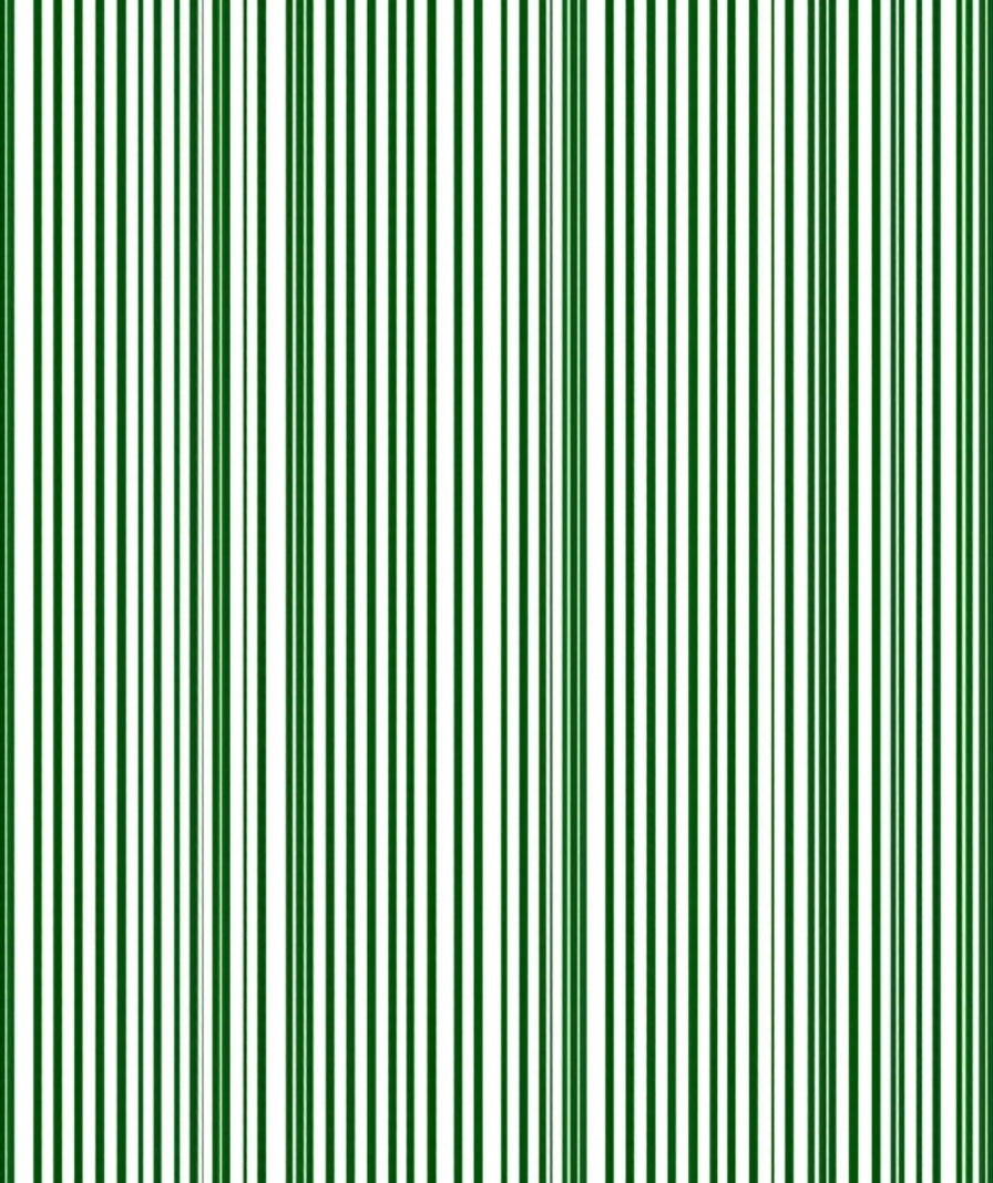 Modern Dark Green Stripe Pattern Rug
