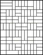 Abstract Geometric Rectangle Pattern Design Rug