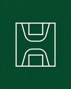 Modern Minimalist Court Rug