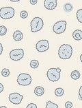 Abstract Cloud Pattern Accent Rug