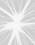 Abstract White Burst Pattern Rug