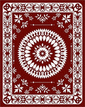 Intricate Floral Mandala Design Rug