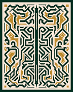 Intricate Geometric Pattern Rug