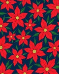 Bold Red Floral Pattern Design Rug