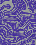 Purple Gray Swirl Pattern Rug