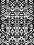 Bold Aztec Inspired Geometric Repeat Design Rug
