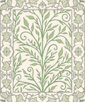 Enchanted Floral Scrollwork Garden Rug