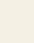 Serene Pale Yellow Flowing Lines Rug