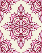 Elegant Rose Petal Motif Design Rug