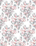 Floral Swirls And Flourishes Pattern Rug