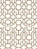 Abstract Geometric Branching Pattern Rug