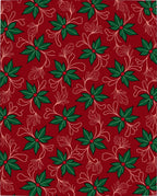 Festive Floral Vine Pattern Rug