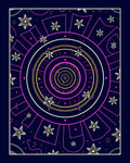 Circular Starburst Pattern Rug