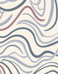 Wavy Abstract Lines Pattern Rug