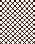 Dark Abstract Geometric Interlocking Pattern Rug