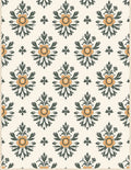 Floral Damask Style with 2 Colors Rug