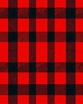 Red Black Buffalo Check Plaid Rug
