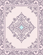 Elegant Vintage Floral Scrollwork Rug