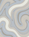 Modern Swirl Abstract Art Rug