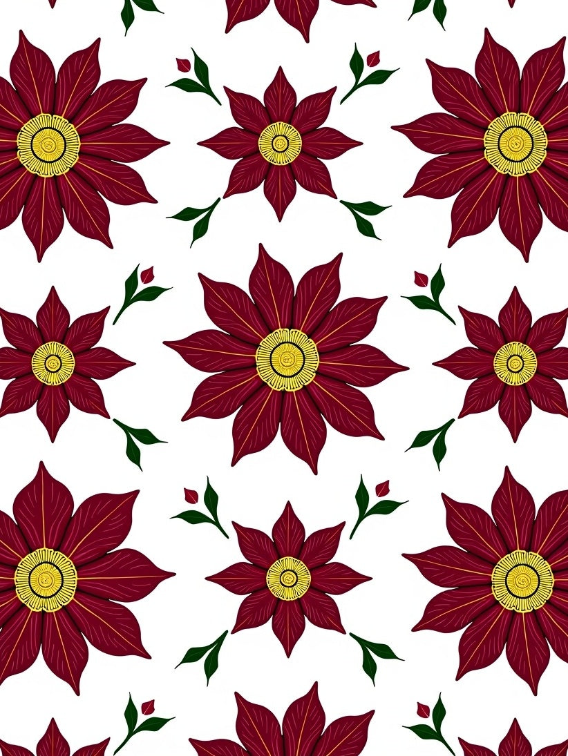 Bold Floral Pattern Design Rug