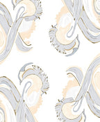Abstract Swirl Ribbon Pattern Design Rug