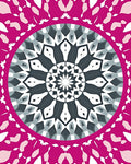 Modern Mandala Floral Pattern Rug