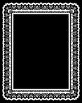 Ornate Vintage Lace Border Rug