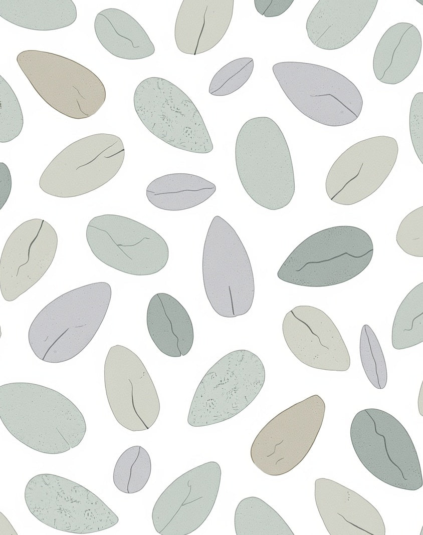 Serene Pebble Pattern Design Rug