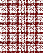 Plaid Snowflake Festive Pattern Rug