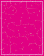 Pink Constellation Pattern Rug