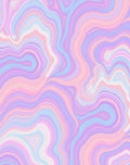 Pastel Swirl Agate Pattern Rug