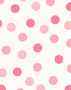 Sweet Pink Polka Dot Pattern Rug