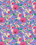 Whimsical Floral Pattern Rug