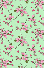 Blooming Branches Hearts Design Rug