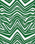 Green Zebra Stripe Pattern Rug