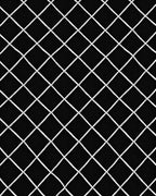 Monochrome Diamond Net Pattern Rug