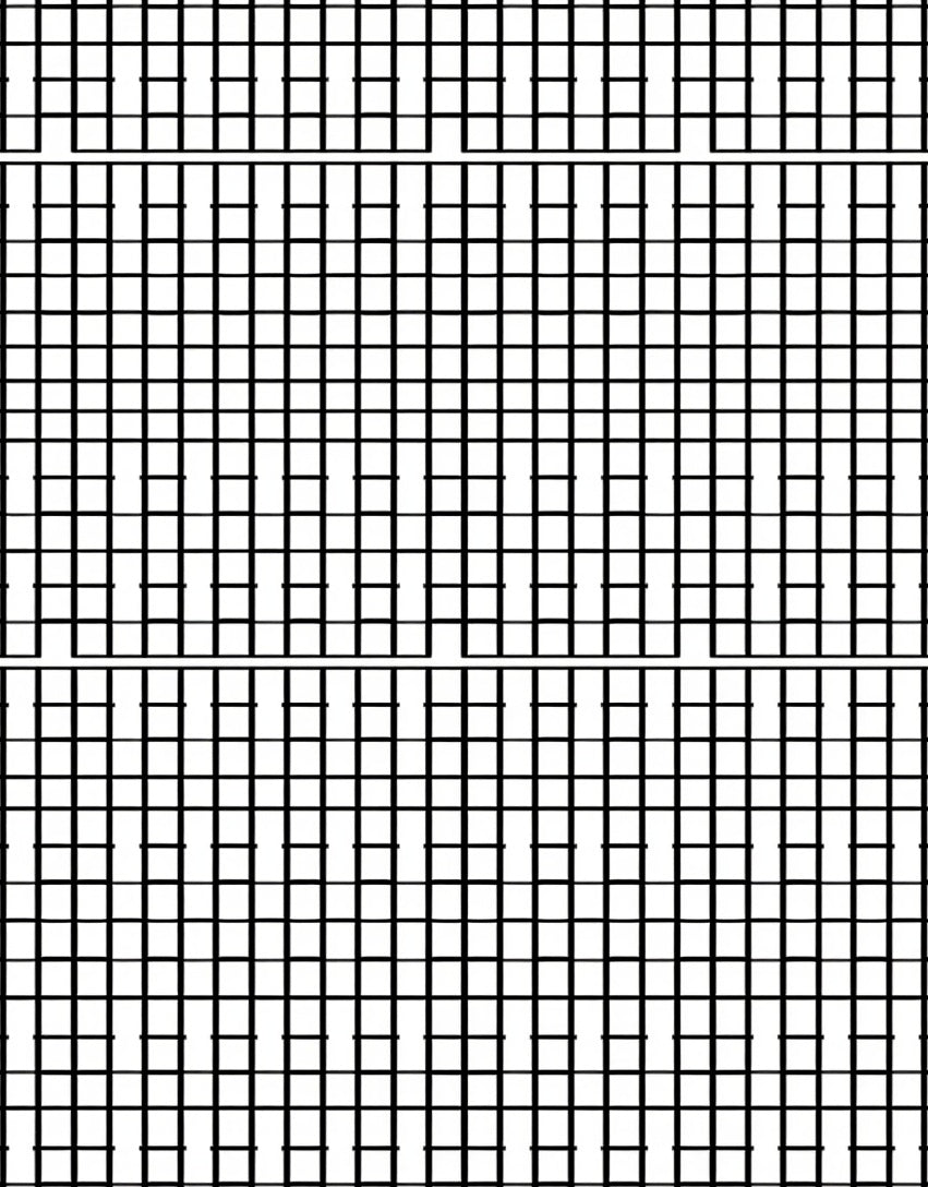 Modern Grid Pattern Rug